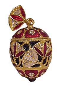 Buy Faberge-Style Egg Pendant "Art Deco Egg"  at GoldenCockerel.com