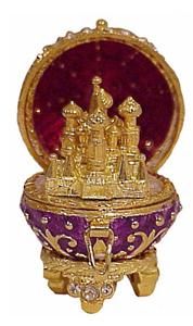 Buy Faberge-Style Egg Pendant "St. Basil's Large Locket"  at GoldenCockerel.com