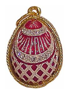 Buy Faberge-Style Egg Pendant "Dazzle"  at GoldenCockerel.com