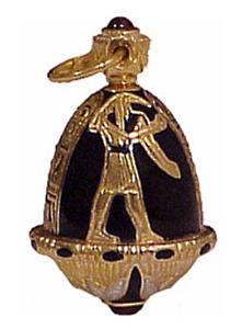 Buy Faberge-Style Egg Pendant "Egyptian Prince" at GoldenCockerel.com