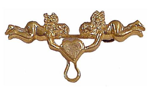 Buy "Angels"  Pin for Faberge-Style Egg Pendant  at GoldenCockerel.com