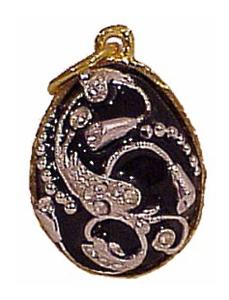 Buy Faberge-Style Egg Pendant "Confetti" at GoldenCockerel.com
