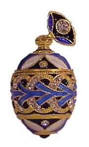 Buy Faberge-Style Egg Pendant "Crystal Braid" at GoldenCockerel.com