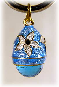 Buy Faberge-Style Egg Pendant "Blue Crystal" at GoldenCockerel.com