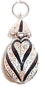 Buy Faberge-Style Egg Pendant "Soulmates"  at GoldenCockerel.com