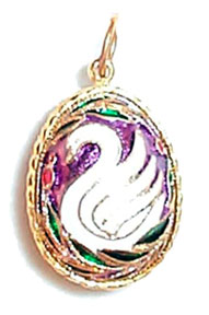 Buy Faberge-Style Egg Pendant "Lily of the Valley" at GoldenCockerel.com