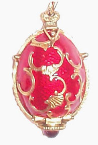 Buy Faberge-Style Egg Pendant "Spring Bouquet Surprise" at GoldenCockerel.com
