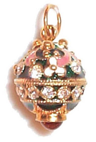 Buy Faberge-Style Egg Pendant "Exhilaration" at GoldenCockerel.com