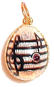 Buy Faberge-Style Egg Pendant "Musical Note"  at GoldenCockerel.com