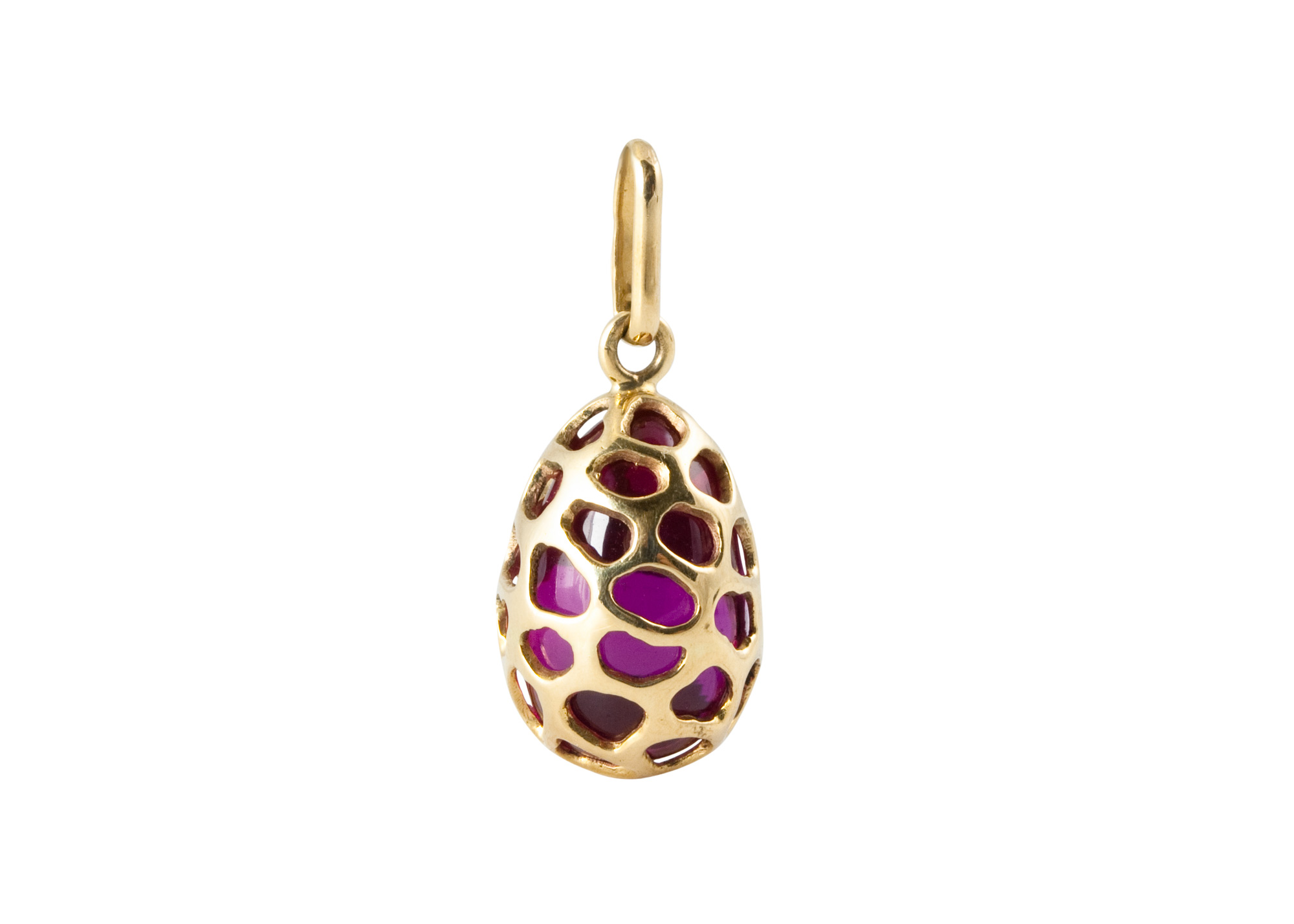 Buy 18K Gold Pomegranite Pendant at GoldenCockerel.com