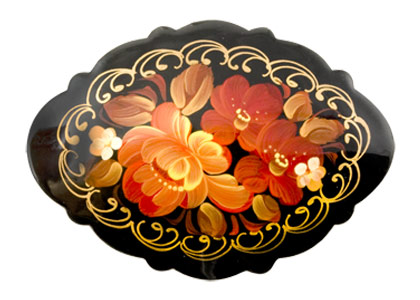 Buy Simple Floral Brooch at GoldenCockerel.com