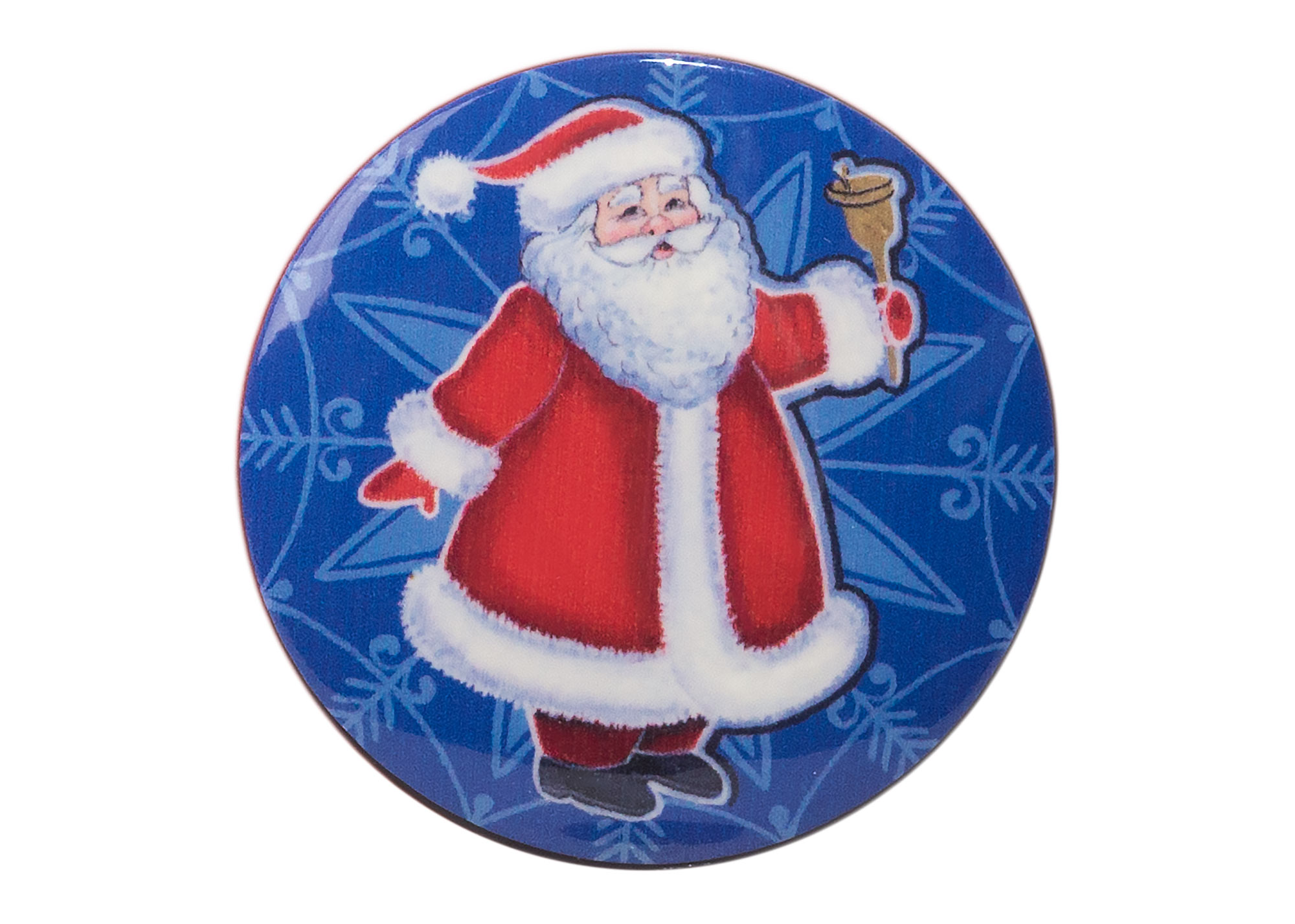 Buy Santa Snowflake Brooch 2"  at GoldenCockerel.com