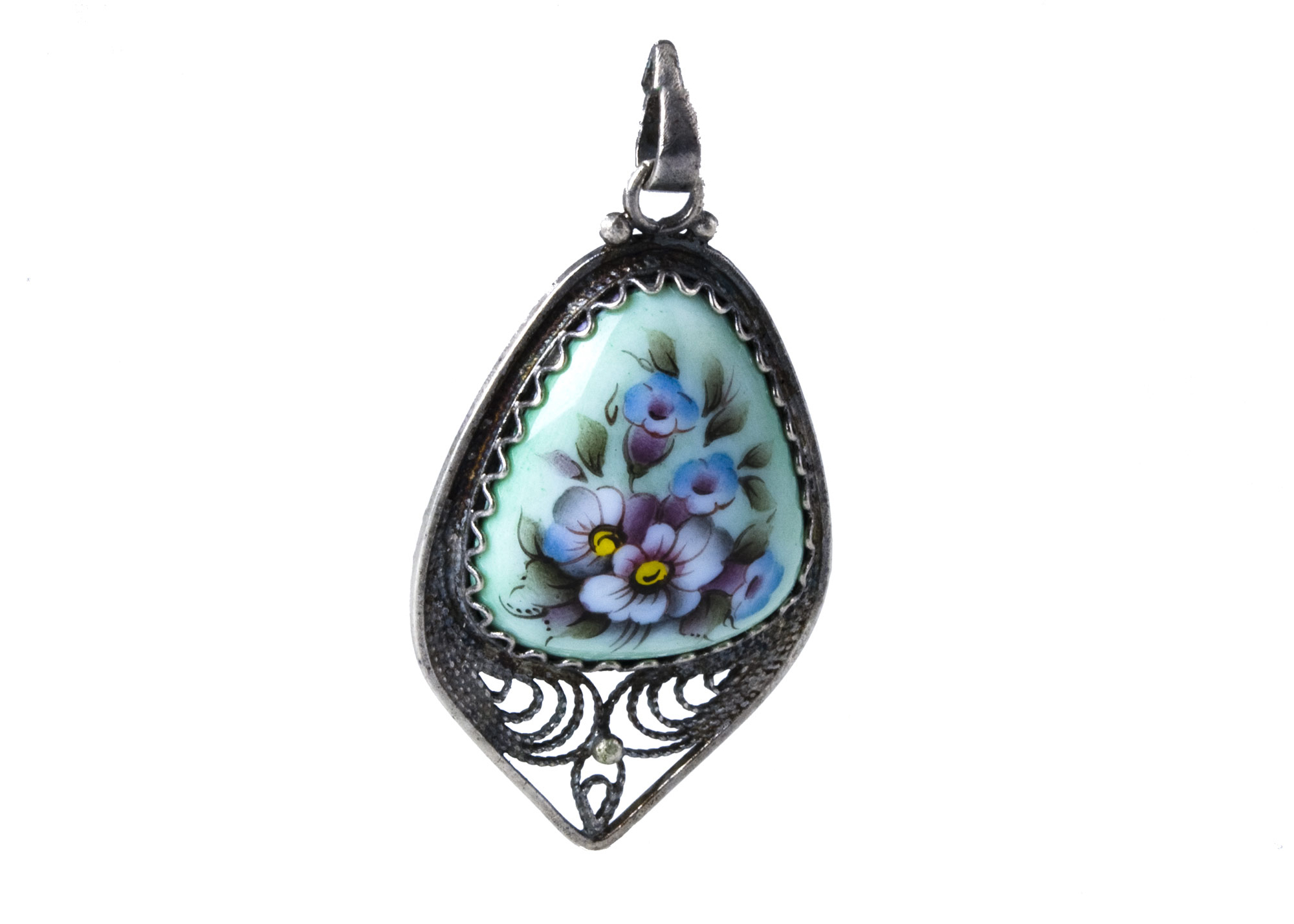 Buy Finift Daisies Pendant at GoldenCockerel.com