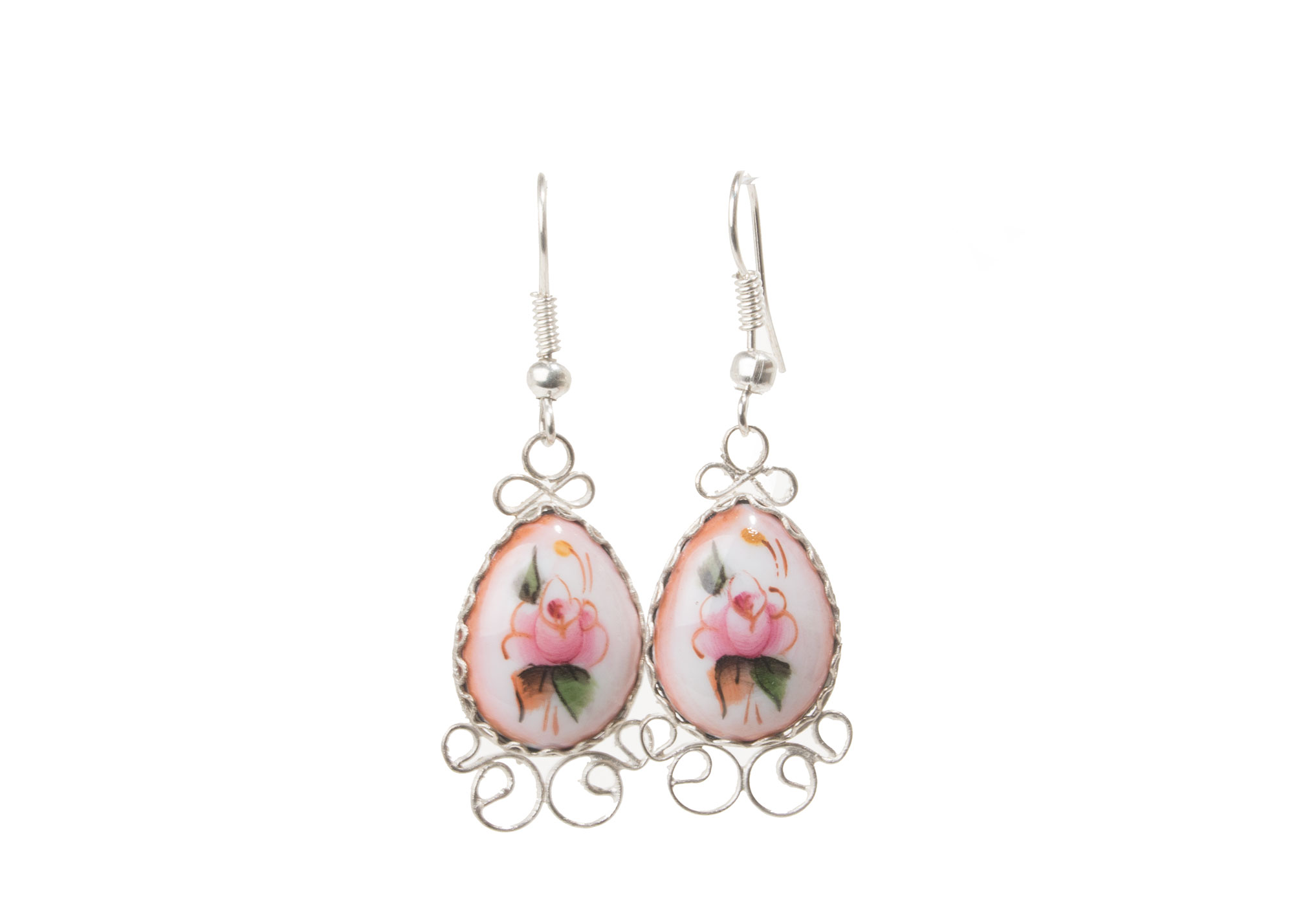 Buy Finift Pink Sasha Earrings at GoldenCockerel.com