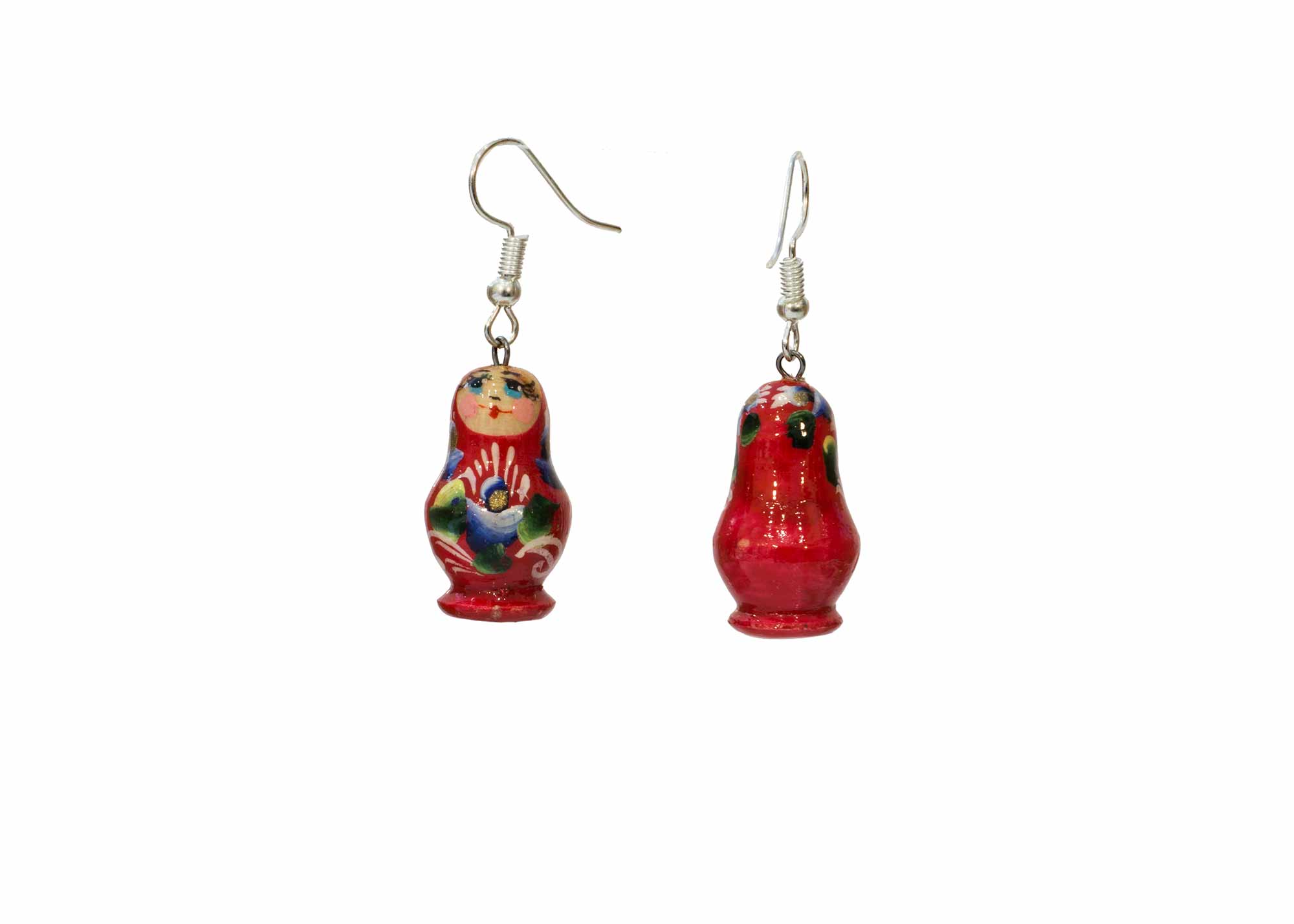 Buy Matryoshka Earrings .4"x.7" at GoldenCockerel.com