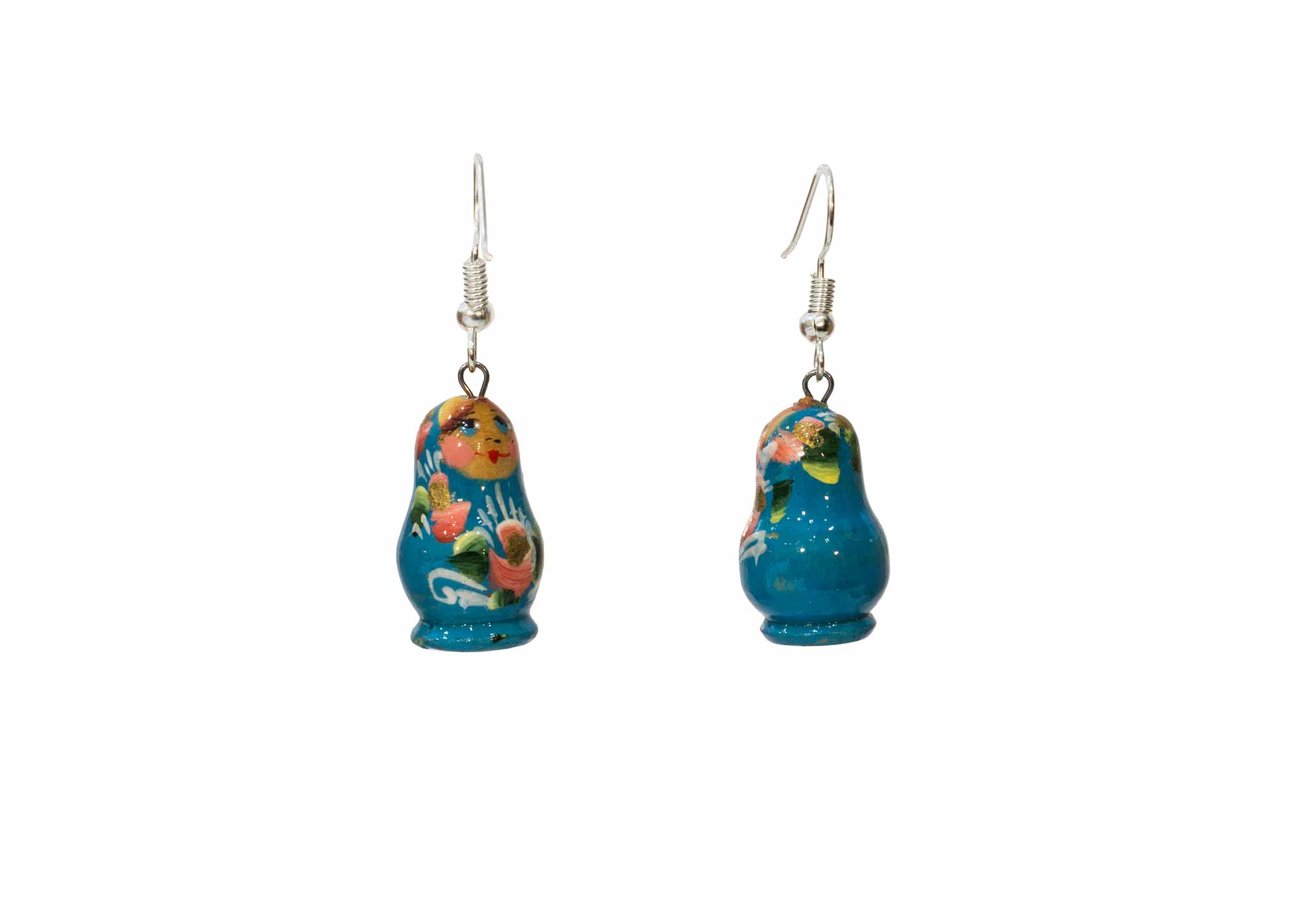 Buy Matryoshka Earrings .4"x.7" at GoldenCockerel.com