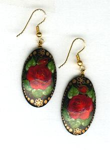 Buy Bouquet Earrings 1.5"x.75" at GoldenCockerel.com