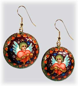 Buy Cupid Earrings at GoldenCockerel.com