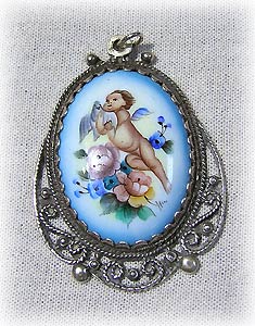 Buy Cherub Pendant at GoldenCockerel.com