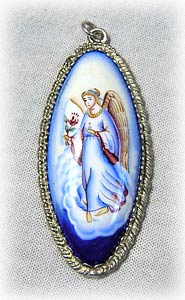 Buy Angel Pendant Dark Blue at GoldenCockerel.com