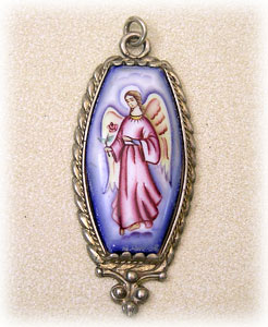 Buy Angel Pendant Pink at GoldenCockerel.com