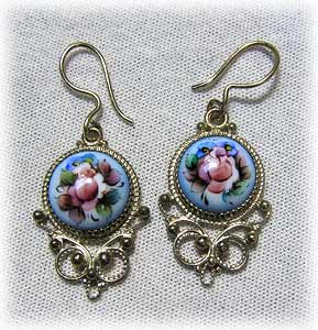 Buy Bella Earrings Blue at GoldenCockerel.com
