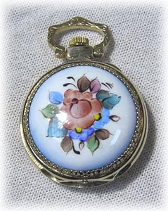 Buy Galina Pendant Watch Blue at GoldenCockerel.com