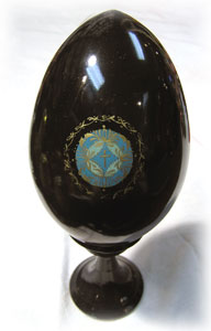 Buy Wooden Egg "Winter" at GoldenCockerel.com