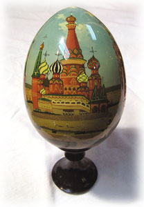 Buy Wooden Egg "Cathedral" at GoldenCockerel.com