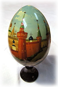 Buy Wooden Egg "Cathedral" at GoldenCockerel.com