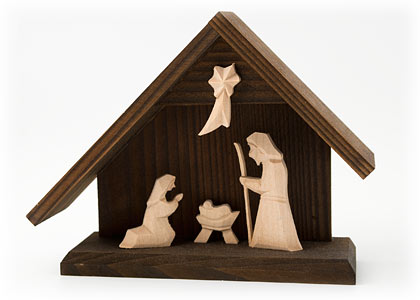 Buy Small Polish Shadowbox Nativity Scene at GoldenCockerel.com