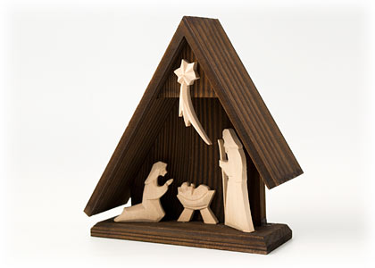 Buy Medium Polish Shadowbox Nativity Scene at GoldenCockerel.com