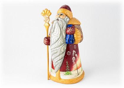 Buy Flowing Beard Father Frost Carving at GoldenCockerel.com