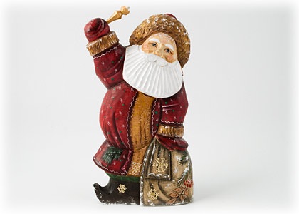 Buy Ash Berry Father Frost Carving at GoldenCockerel.com