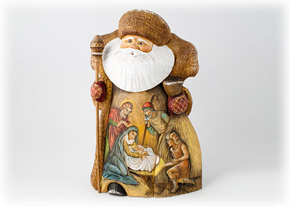 Buy Nativity Father Frost Carving at GoldenCockerel.com