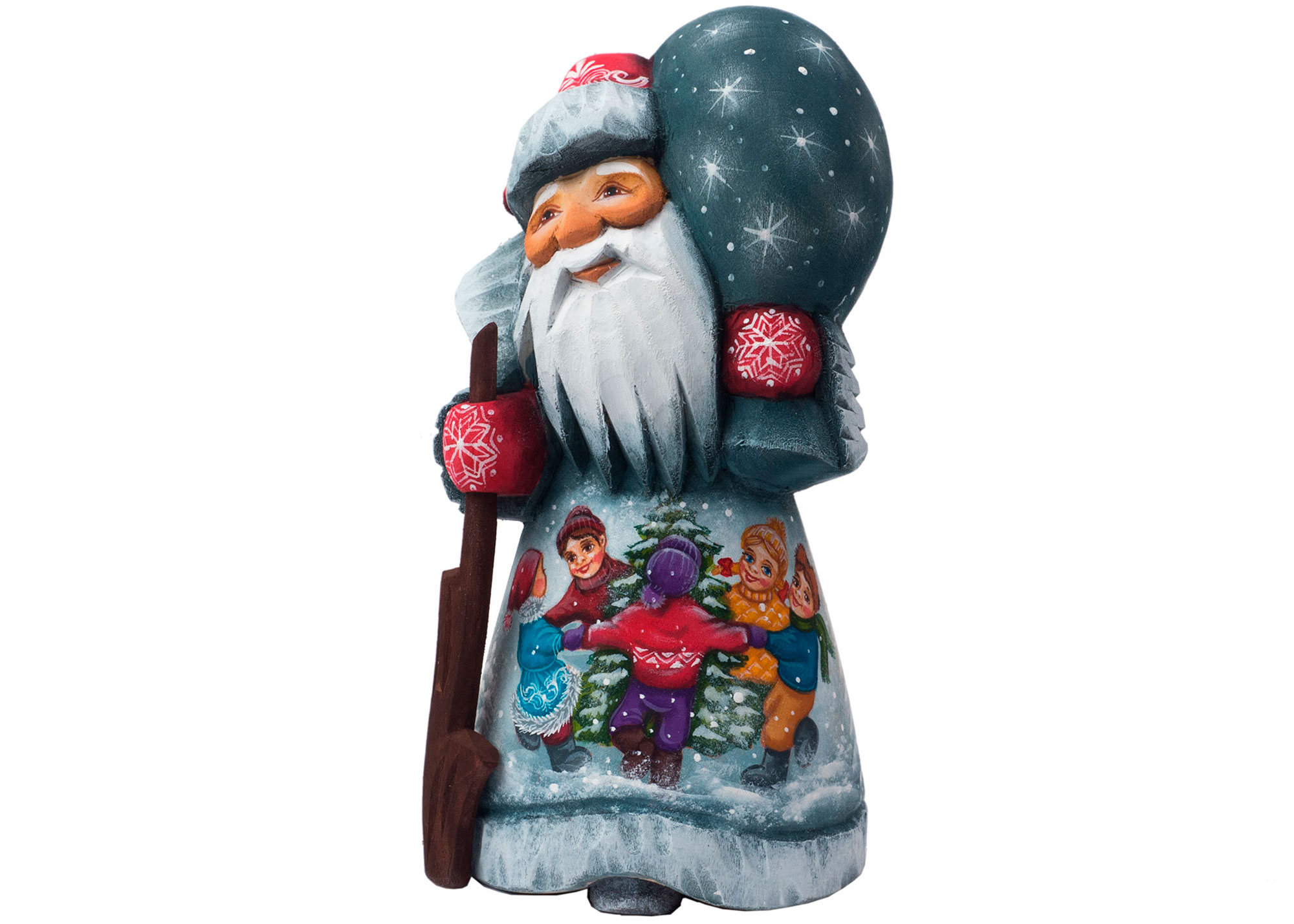 Buy Assorted Father Frost Carving 5" by Besedovskaia at GoldenCockerel.com