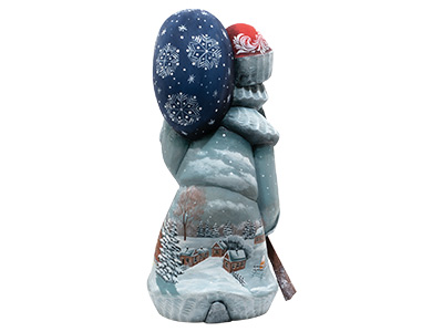 Buy Hunched Peaceful Village Father Frost with Starry Sack 8" at GoldenCockerel.com