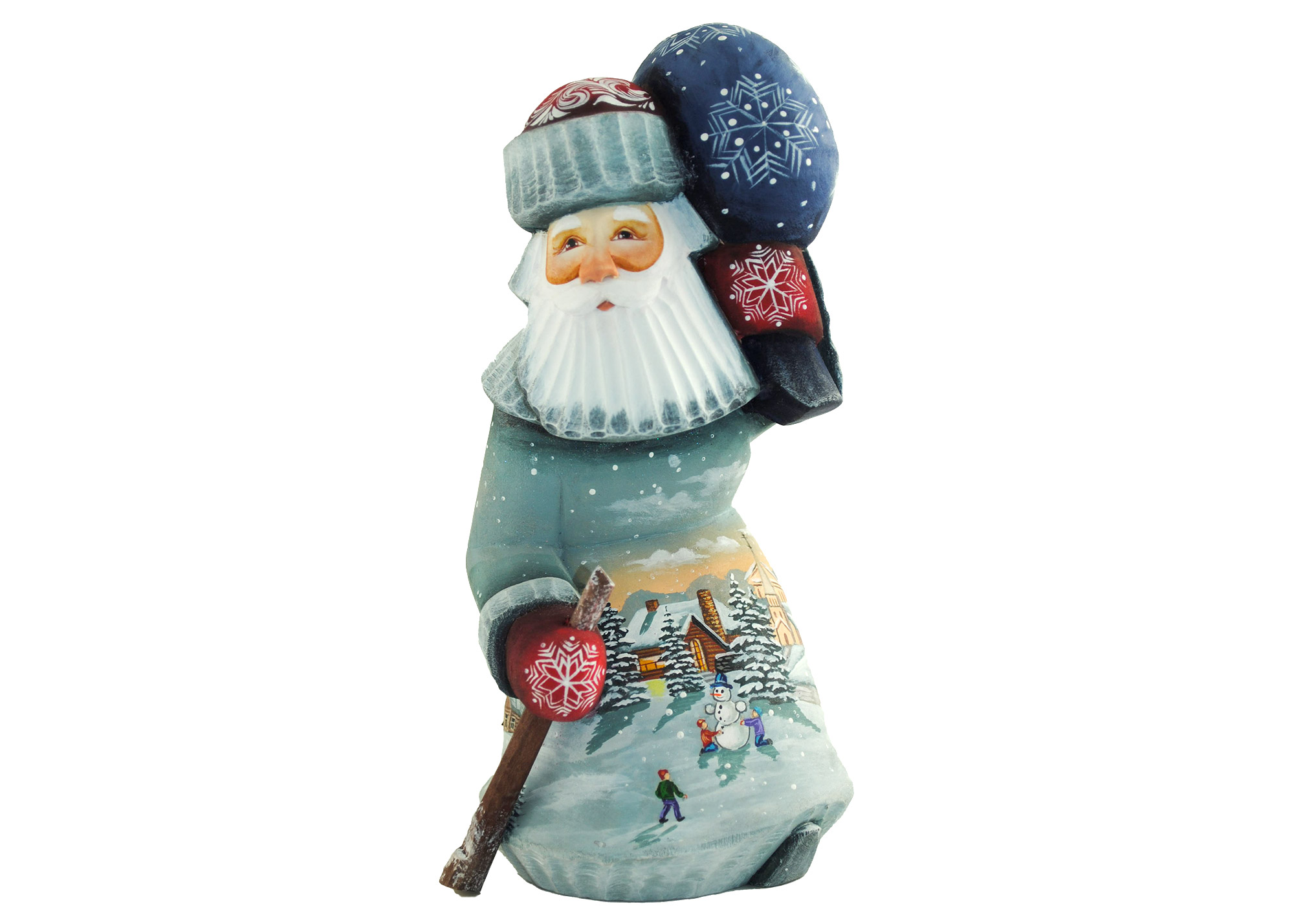 Buy Peaceful Village Father Frost Carving at GoldenCockerel.com