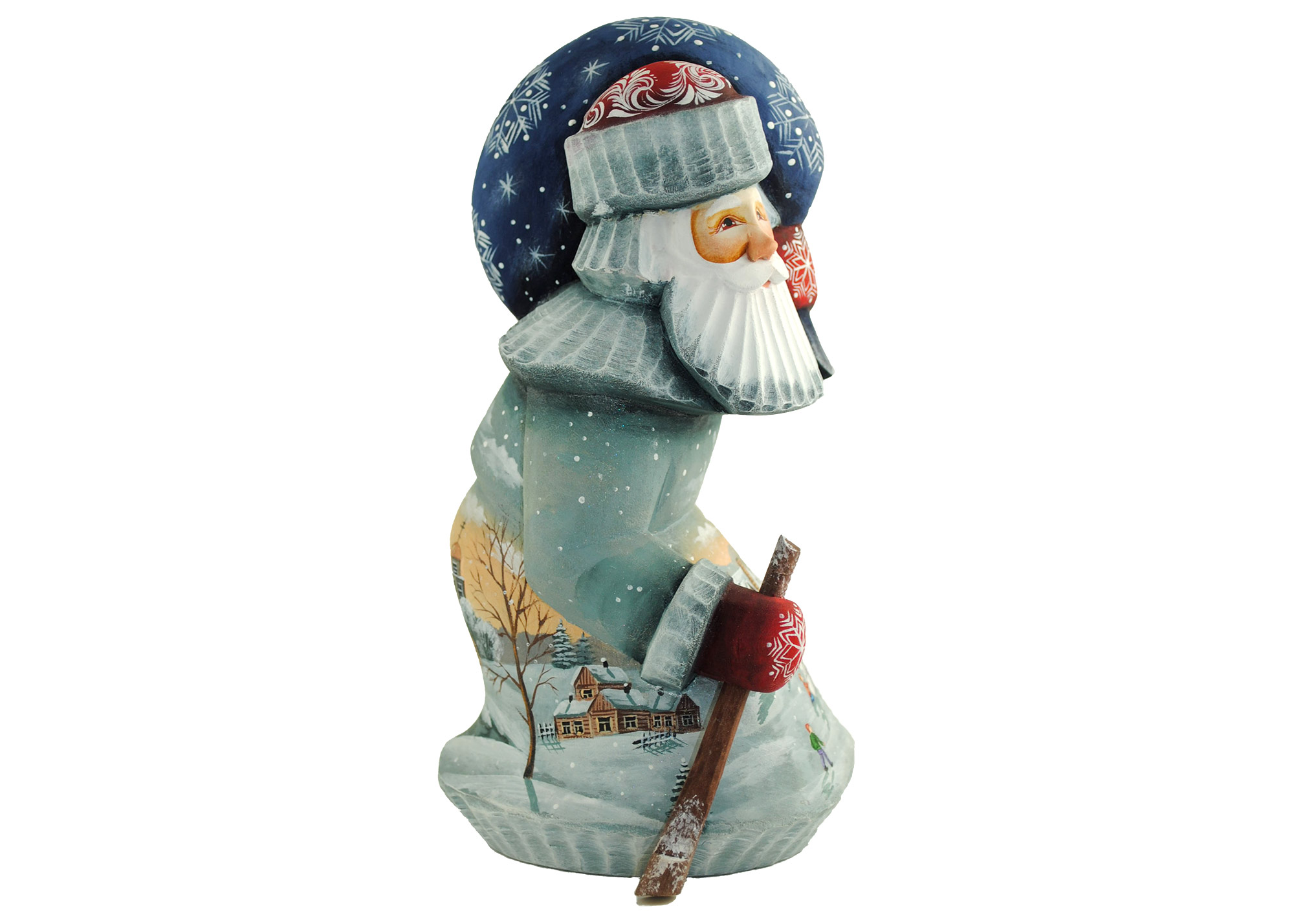 Buy Peaceful Village Father Frost Carving at GoldenCockerel.com