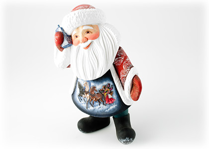 Buy Hot Line to Santa Woodcarving at GoldenCockerel.com