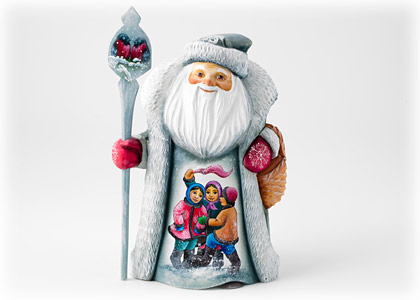 Buy Snow Play Father Frost Carving at GoldenCockerel.com