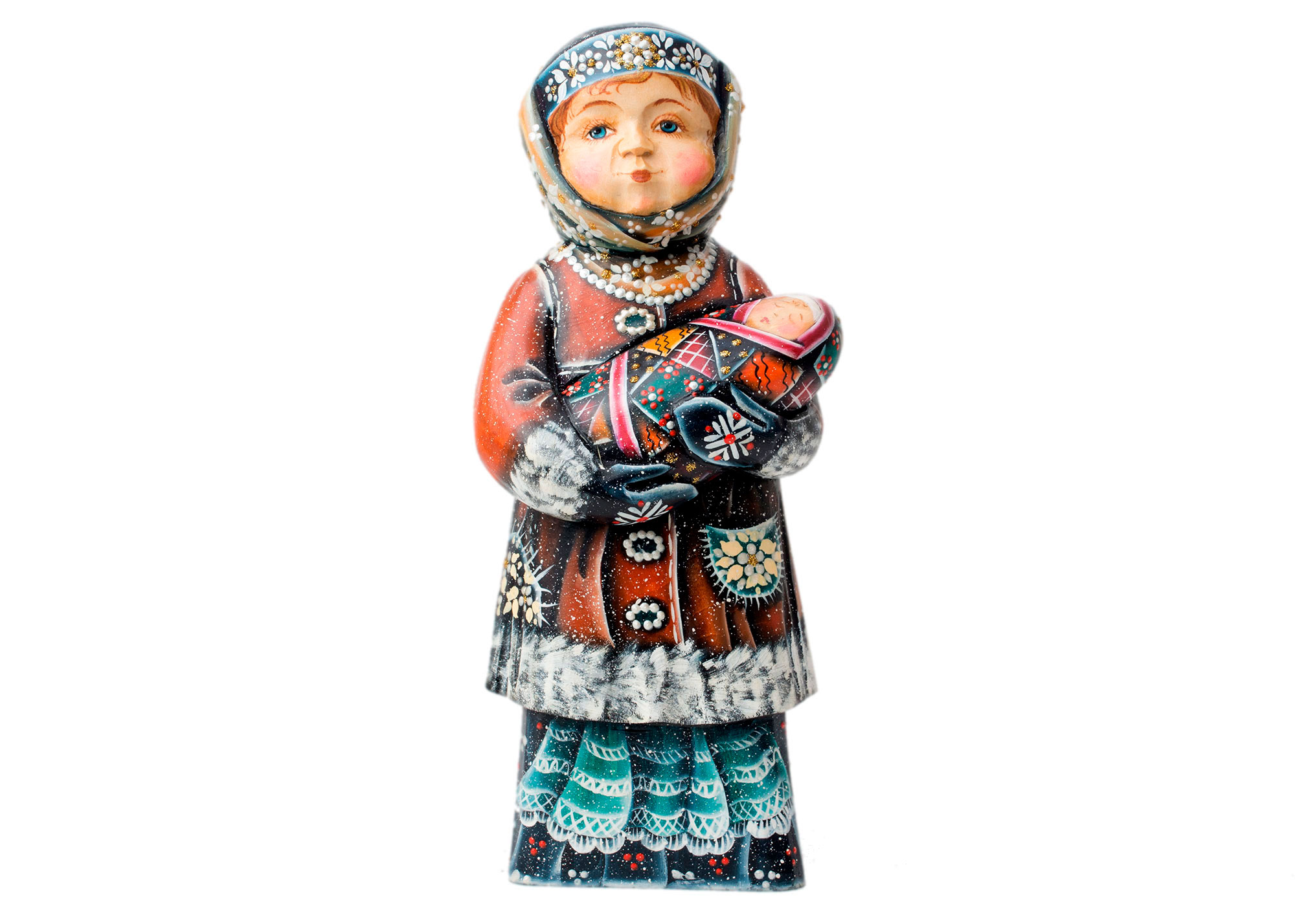 Buy Russian Madonna Woodcarving at GoldenCockerel.com