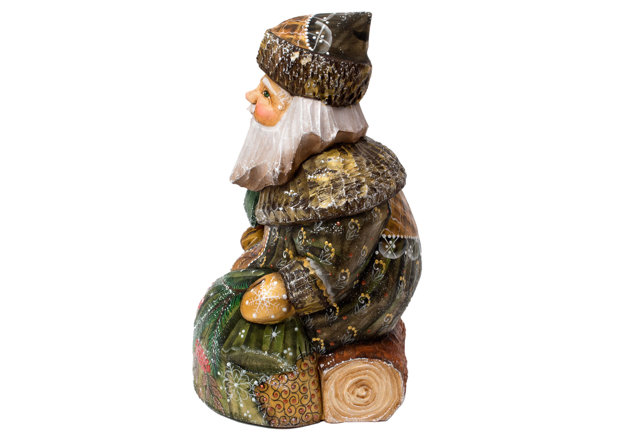 Buy Father Frost Taking a Rest Carving at GoldenCockerel.com