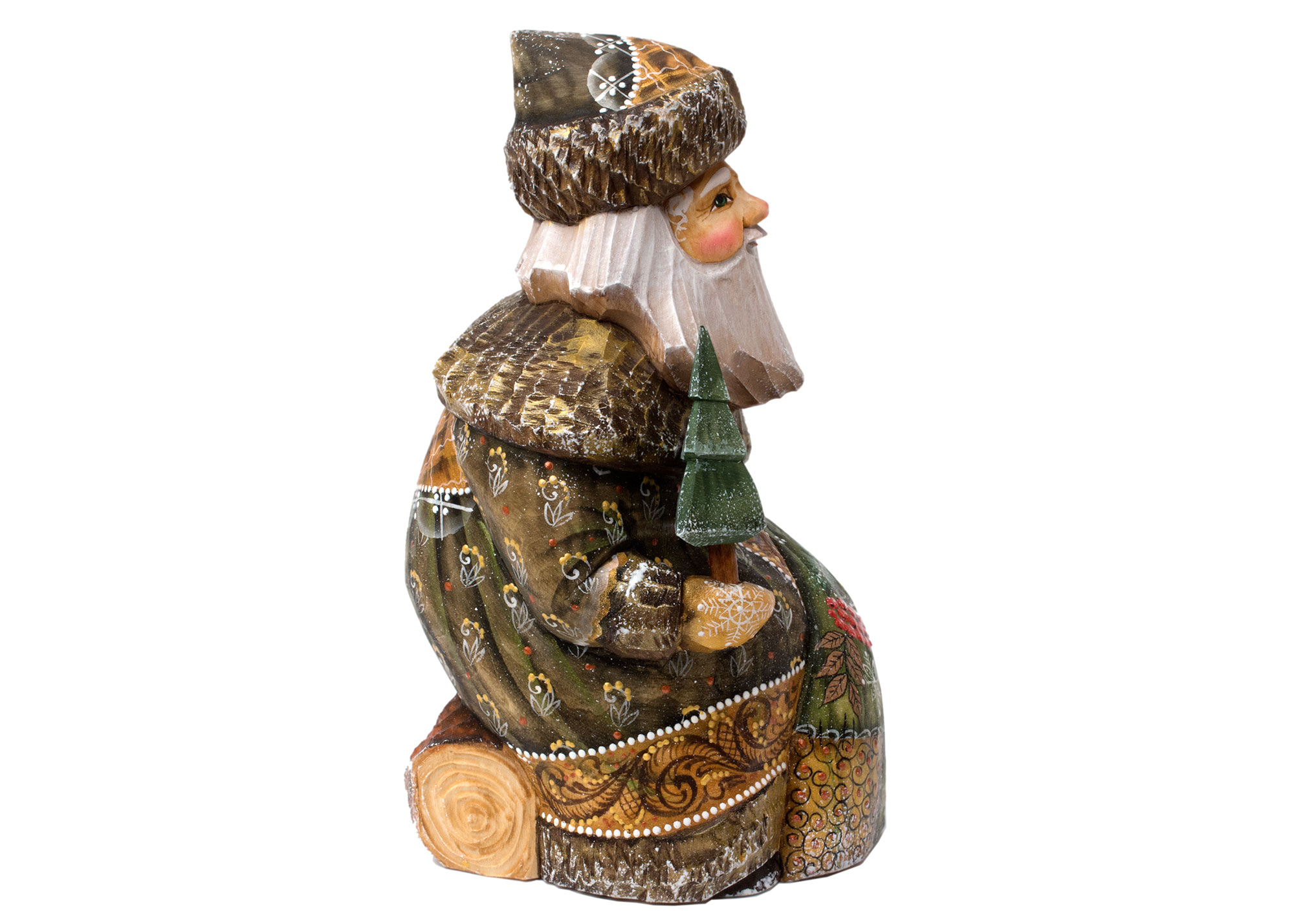 Buy Father Frost Taking a Rest Carving at GoldenCockerel.com