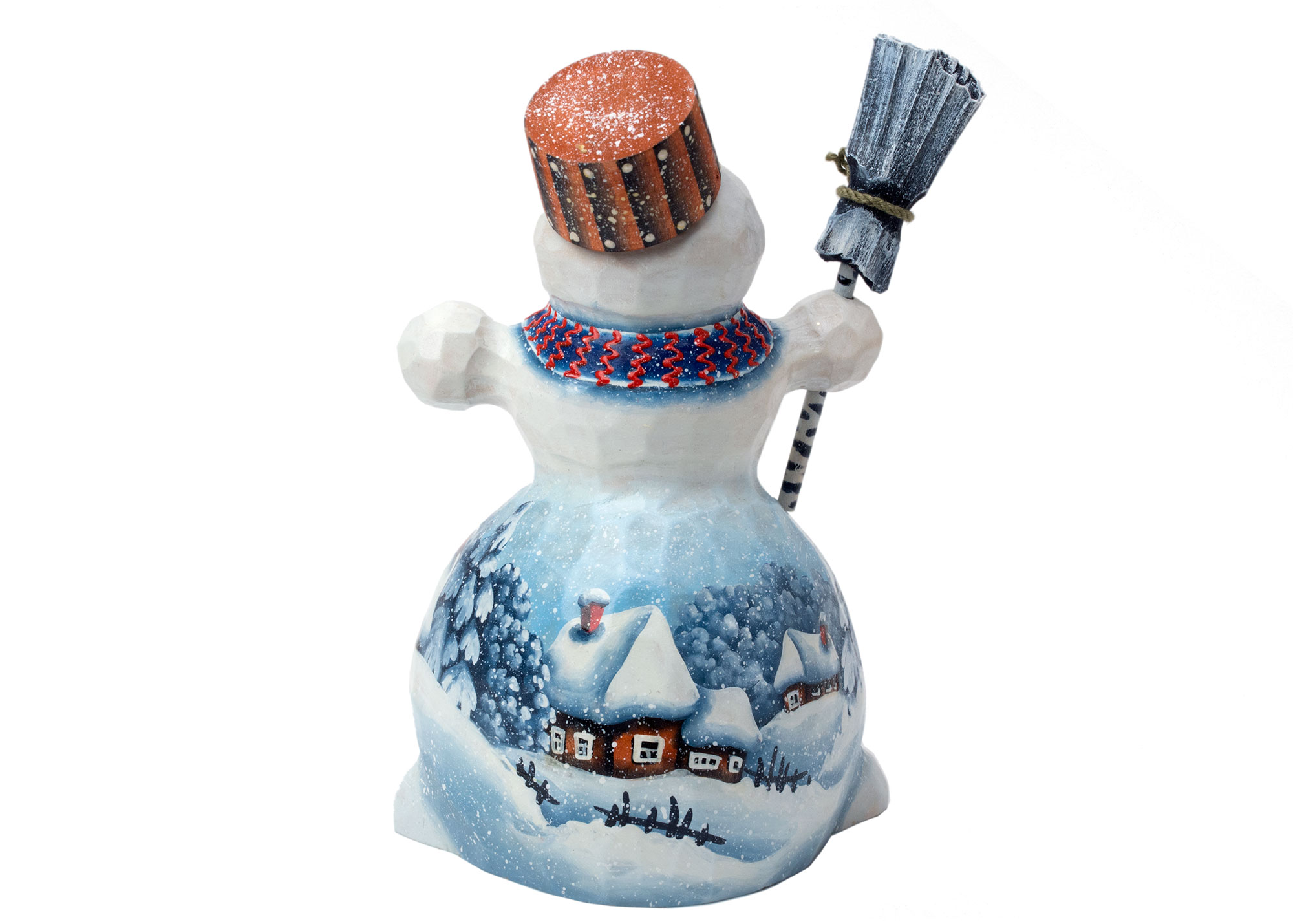 Buy Mr. Snow Snowman Carving at GoldenCockerel.com