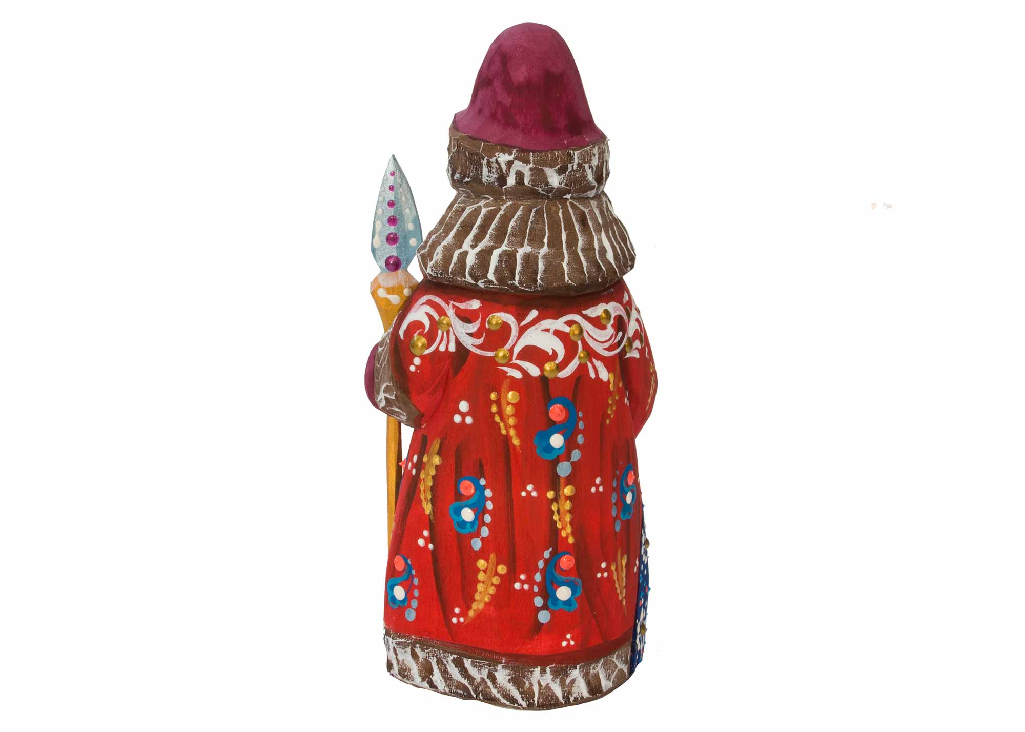 Buy Carved Father Frost in Red Coat 6" at GoldenCockerel.com
