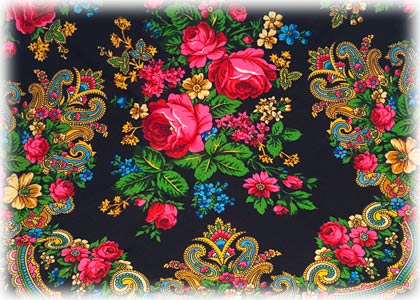Buy Russian Wool Shawl 4'x4' at GoldenCockerel.com
