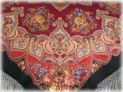 Buy Russian Wool Shawl 4'x4' at GoldenCockerel.com