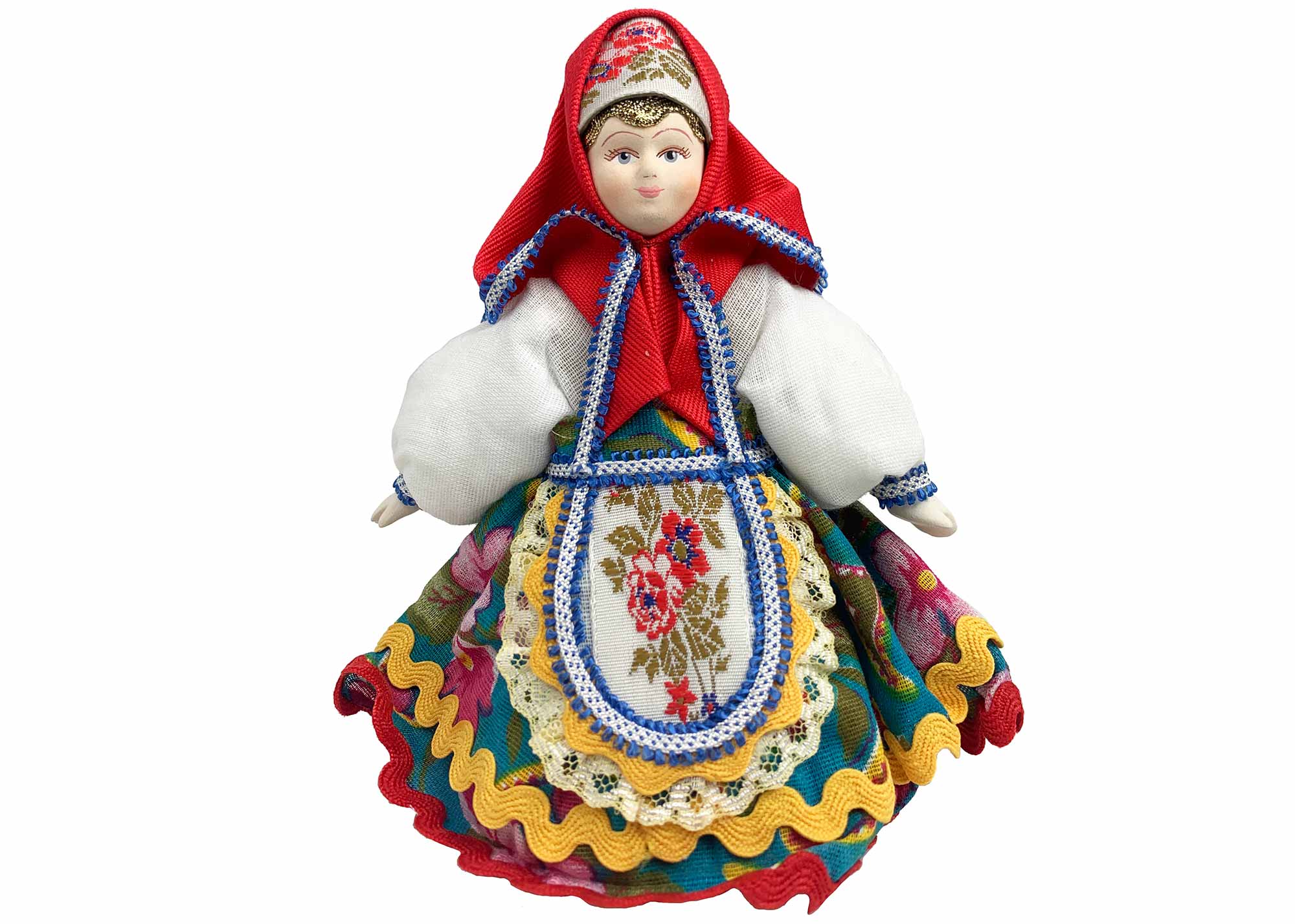 Buy Vintage Princess Irina Porcelain Folk Costume Doll 7" at GoldenCockerel.com