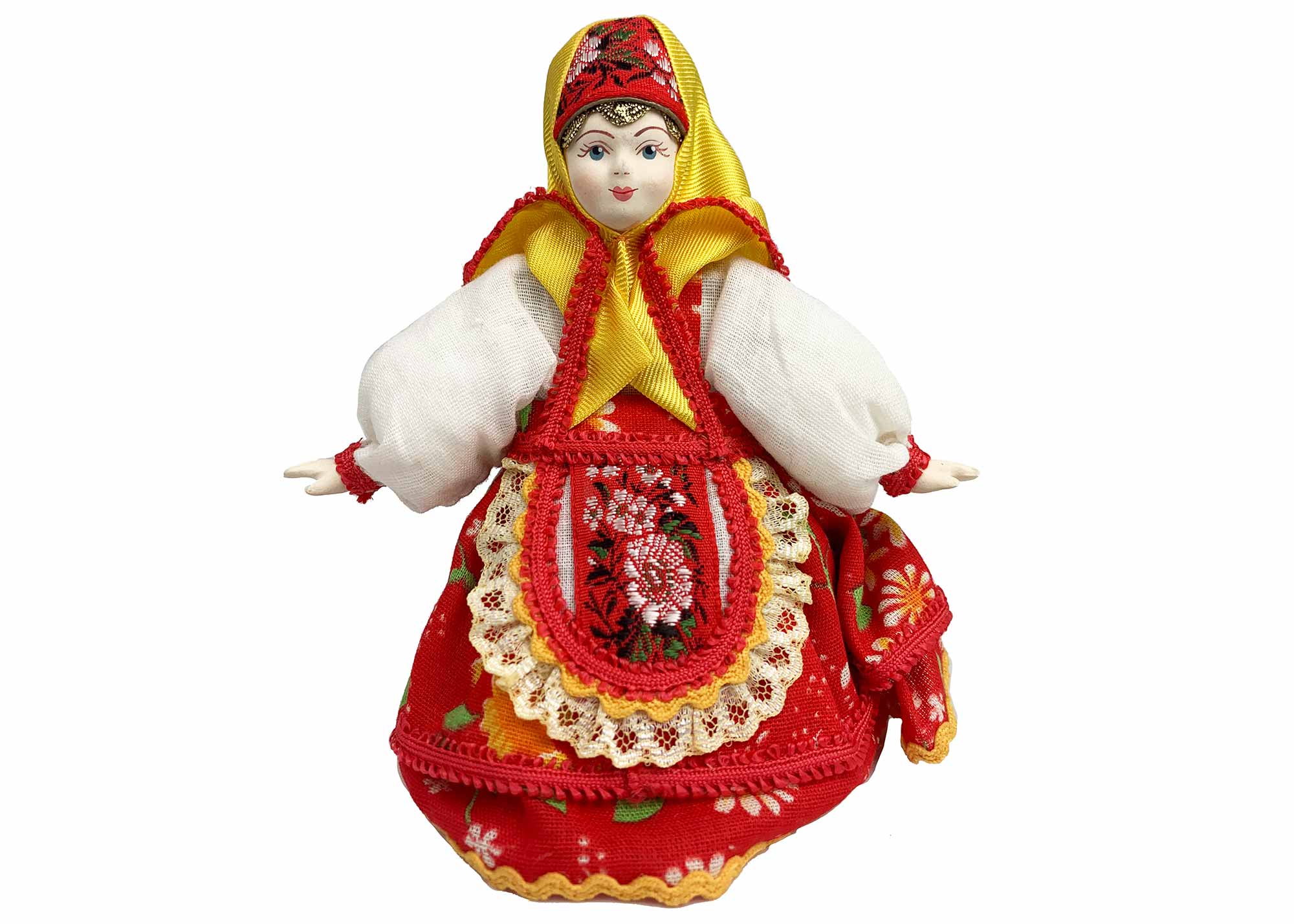 Buy Vintage Princess Irina Porcelain Folk Costume Doll 7" at GoldenCockerel.com